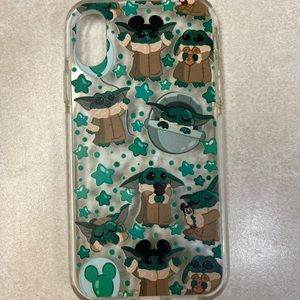 Baby Yoda Star Wars XR iPhone Case in very good used condition.